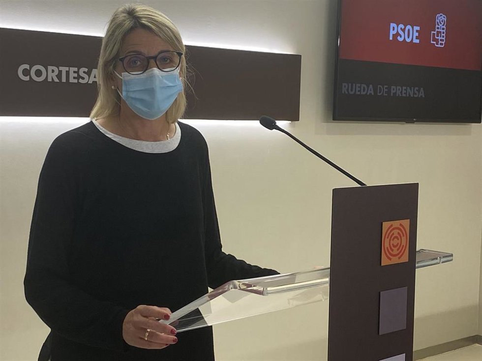 Archivo - La diputada del PSOE Aragón Pilimar Zamora.