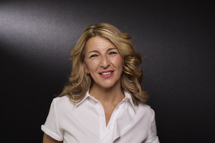 La vicepresidenta segunda del Gobierno y ministra de Trabajo y Economía Social, Yolanda Díaz, posa para Europa Press, en el Ministerio de Trabajo, a 3 de junio de 2022, en Madrid (España).