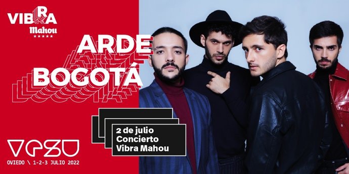 La banda murciana Arde Bogotá.