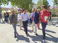 El ferial de Granada cambia albero por pavimento para el Corpus 2022