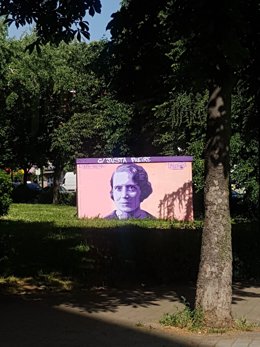 Mural de Justa Freire en Las Águilas