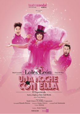 Cartel de la obra 'Una noche con ella'