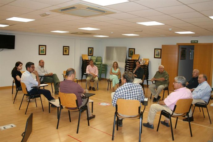 La mesa de cítricos de la Lonja de Cítricos.