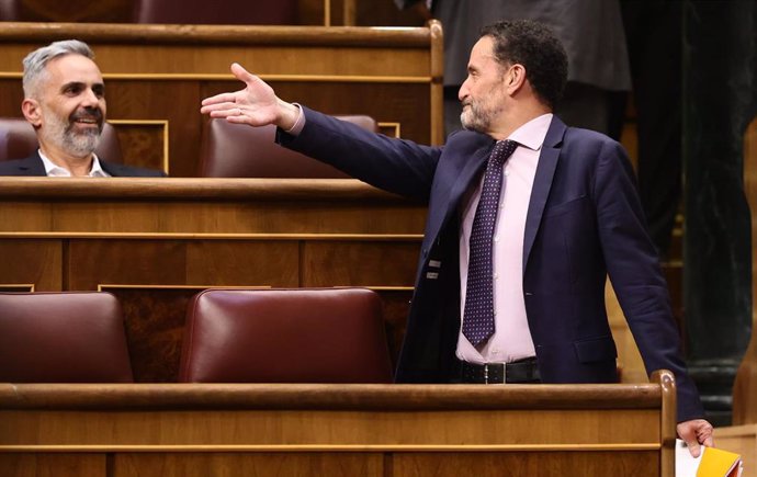 El vicesecretario general de Ciudadanos, Edmundo Bal, en un pleno en el Congreso de los Diputados