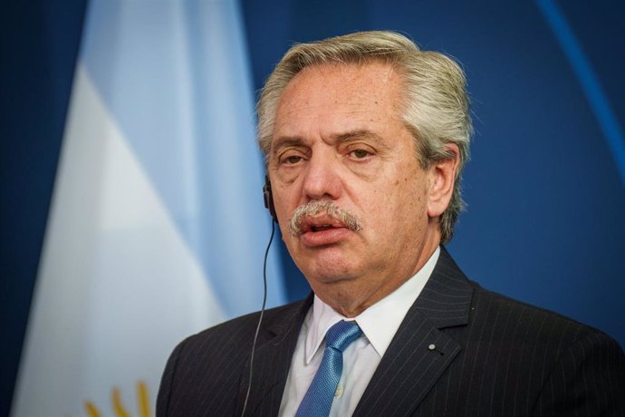 El presidente de Argentina, Alberto Fernández