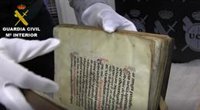 La Guardia Civil recupera el Fuero de Brihuega, un códex del siglo XIII desaparecido durante la Guerra Civil
