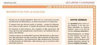 Una editorial corrige un libro de Matemáticas con contenidos de Igualdad por no recurrir a "palabras adecuadas"
