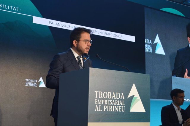 El president de la Generalitat, Pere Aragonès