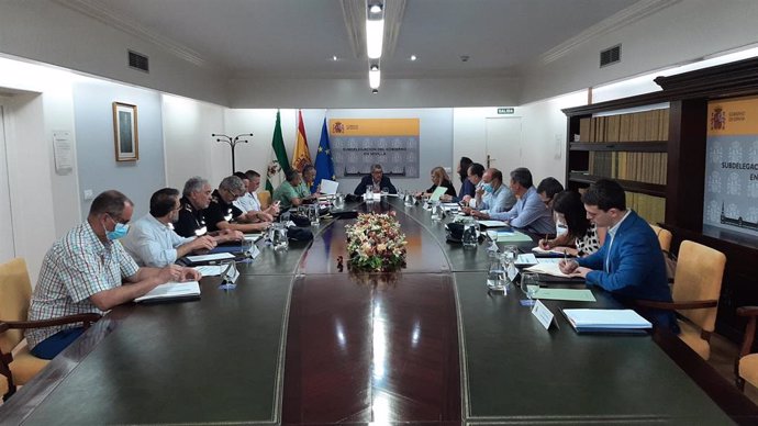 Reunión en la Subdelegación del Gobierno para cerrar el dispositivo de cara a las elecciones autonómicas del próximo 19 de junio.