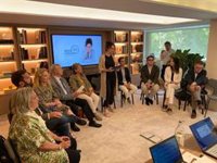 Cañadas presenta su candidatura al Cercle con Lasheras, Michaud, Soler Albertí y Rosa Nonell