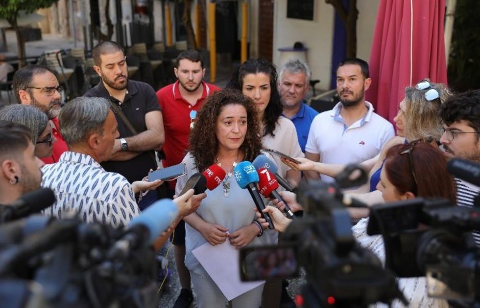 La candidata de 'Por Andalucía' a la Presidencia de la Junta, Inma Nieto.