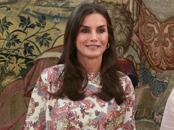 La Reina Letizia ha presidido dos audiencias en el Palacio de la Zarzuela este viernes
