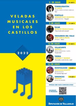 Programa de 'Veladas Musicales en Castillos' 2022