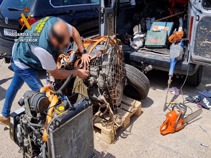 Objetos robados que se han interceptado en el puerto de Almería