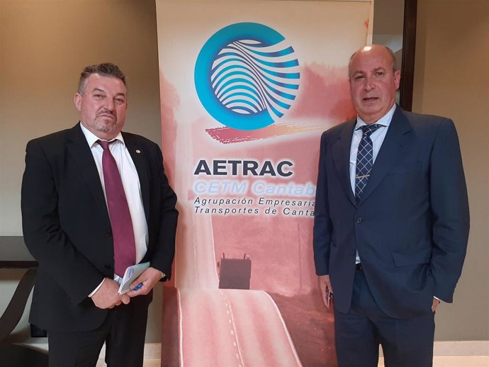 Andrés Ramón y Gerardo Pontón, presidente y secretario de Aetrac