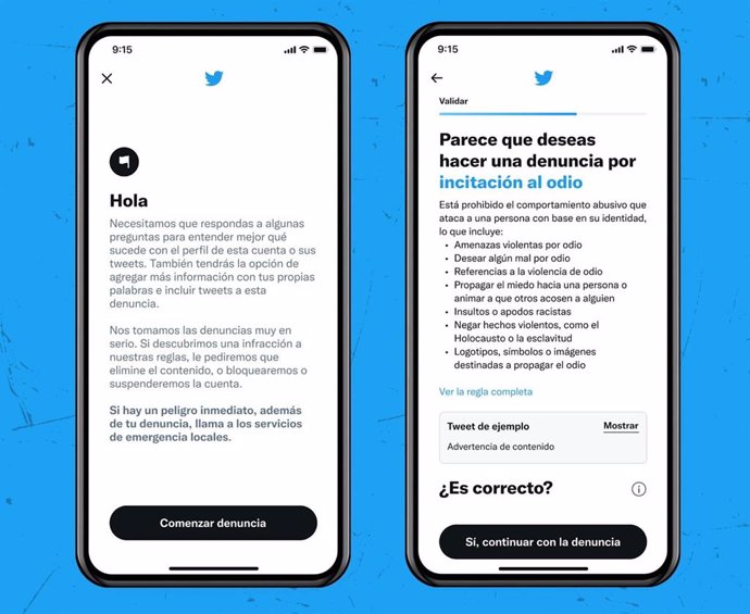 Nuevo sistema de denuncia de contenidos inapropiados