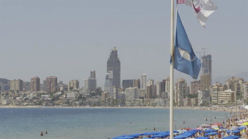 Playa poniente de Benidorm