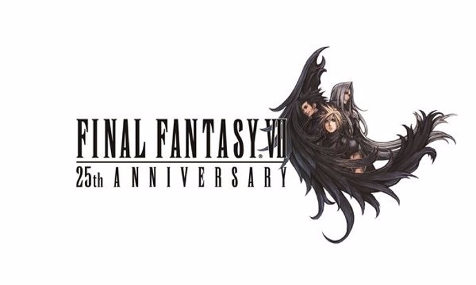 Imagen promocional del 25 aniversario de Final Fantasy VII.