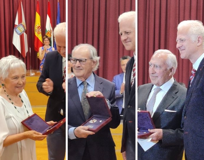 Lua Hernáez, Luis Javier Rodríguez Moroy y Alejando Bezares, insignias de San Bernabé 2022
