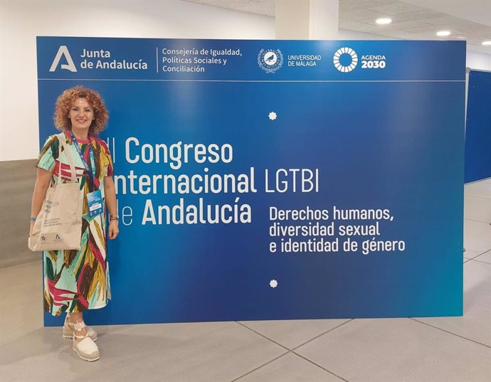 La secretaria de Igualdad y Acción Social de CSIF Andalucía, María del Carmen Alguacil, en el II Congreso Internacional LGTBI de Andalucía