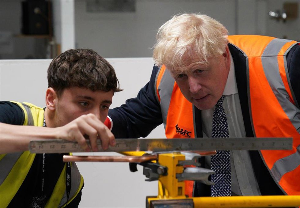 Boris Johnson, primer ministro de Reino Unido