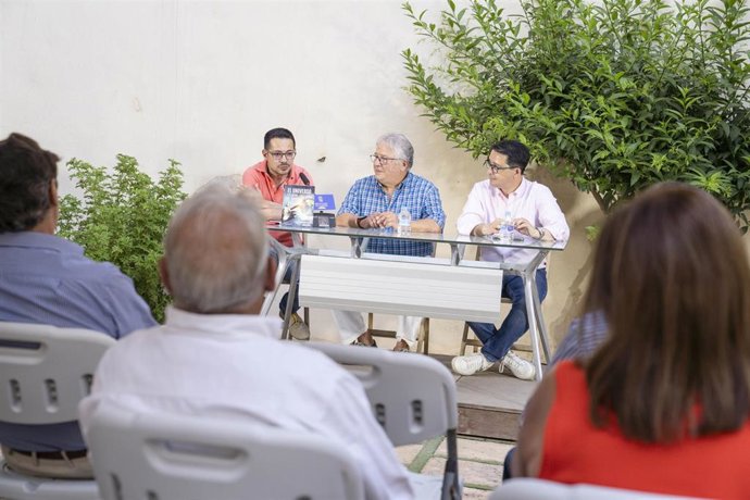 Alberto Cerezuela, Antonio Felipe Rubio y Manuel Guzmán