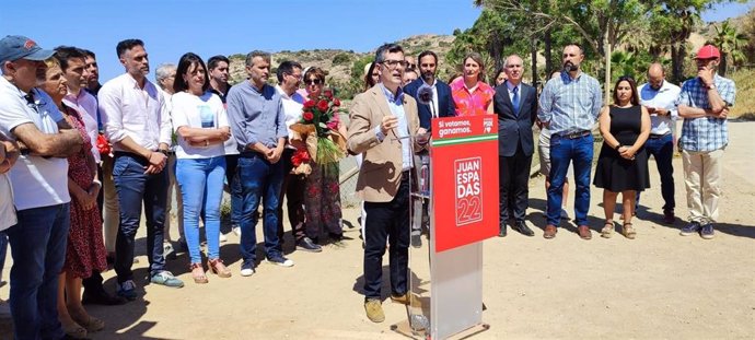 El secretario para la Reforma Constitucional y Nuevos Derechos de la CEF-PSOE y ministro de la Presidencia, Félix Bolaños, en un acto en Málaga.