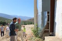 Avanza la mejora del entorno del estadio de La Victoria de Jaén con redes de saneamiento y sistema antincendios acabados