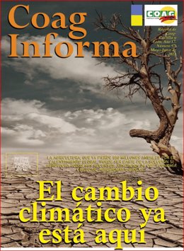 Revista de COAG en la que avisa de los problemas del cambio climático en la tierra de Castilla y León
