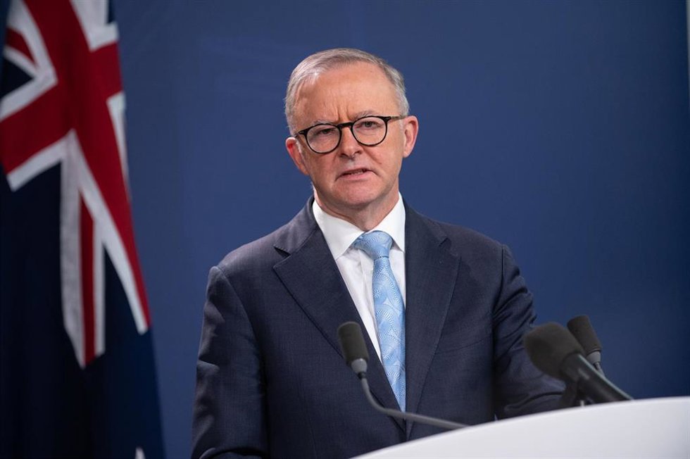 El primer ministro de Australia, Anthony Albanese.