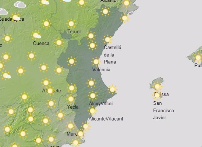 Previsión meteorológica para este sábado 11 de junio