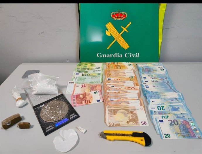 Detenido un joven de Allariz con 78 gramos de cocaína en su vehículo