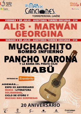 Cartel de Un Mar de Canciones.
