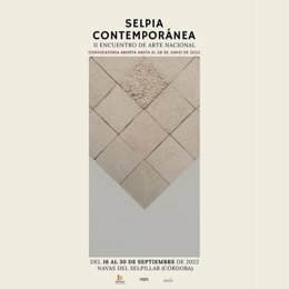 Cartel de Selpia Contemporánea, II Encuentro de Arte Nacional.