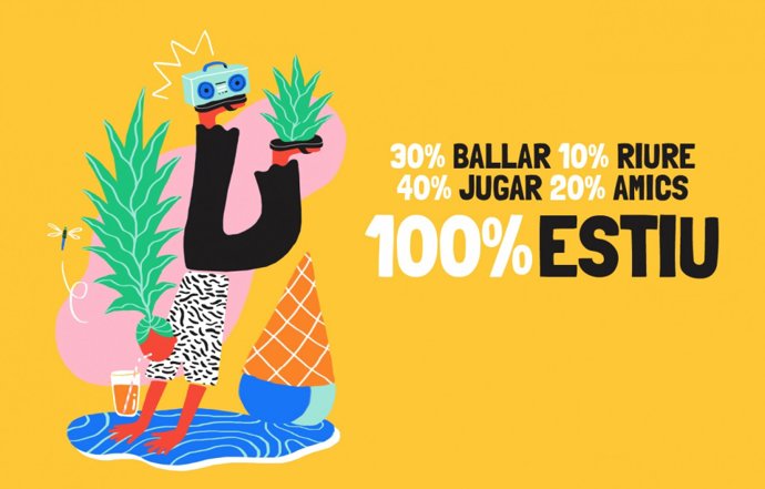 Imagen del portal web '100% Estiu' del Ayuntamiento de Barcelona