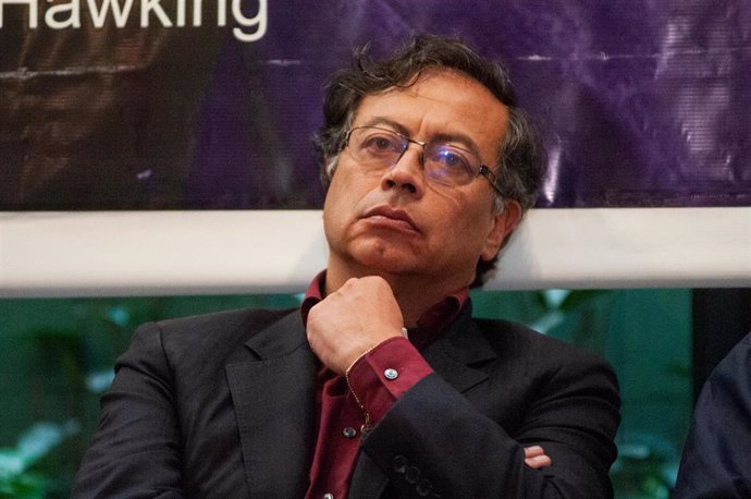 El candidato presidencial colombiano Gustavo Petro