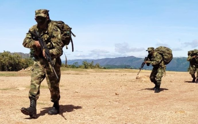 Archivo - Militares de las Fuerzas Armadas de Colombia