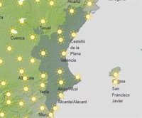 Máximas de hasta 34º en el interior marcarán el inicio de una ola de calor este domingo en la Comunitat Valenciana