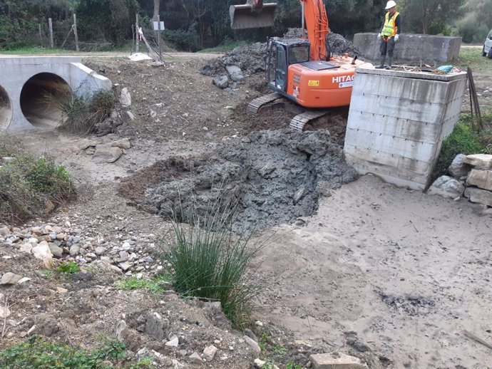 Archivo - Obras realizadas recientemente en la zona de Charco Redondo.