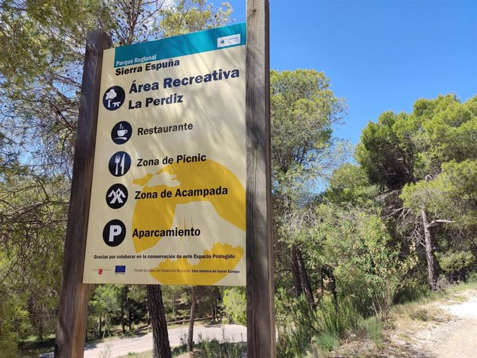 Zona de acampada de La Perdiz en Sierra Espuña