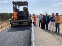 La CARM inicia una "revolución verde" rehabilitando carreteras con materiales más sostenibles