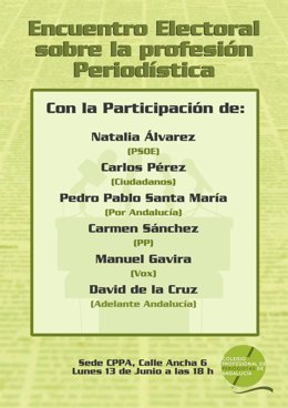 Encuentro electoral del Colegio de Periodistas de Cádiz