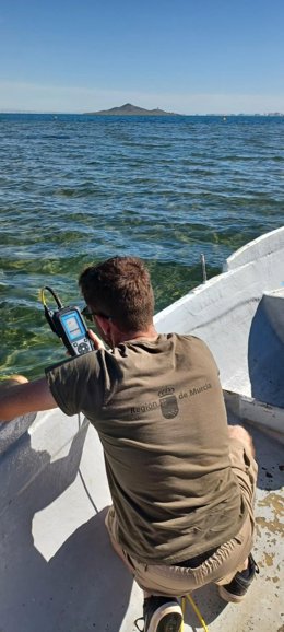 Mediciones de oxígeno en el Mar Menor