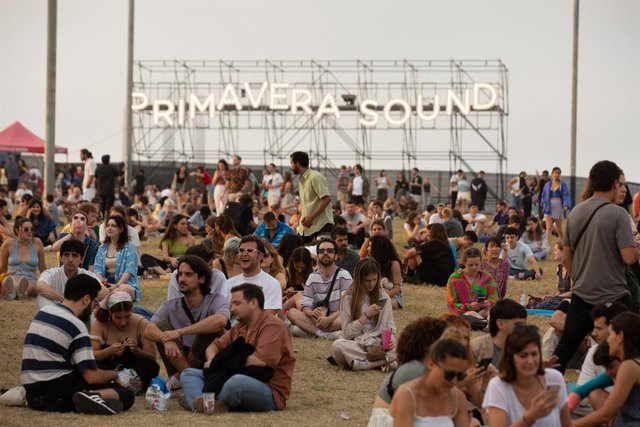 Un grup de persones durant el festival Primavera Sound Barcelona del 2022