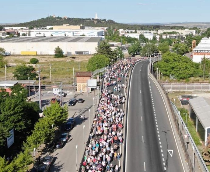 Suspendida la subida de la Virgen al Cerro de Los Ángeles a causa de la alerta naranja por altas temperaturas