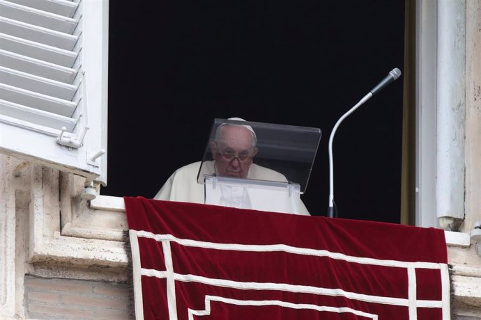 El Papa en un rezo del Ángelus