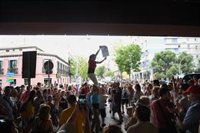 La izquierda se moviliza para reivindicar la demolición del Scalextric vallecano: "Almeida nos ha tomado el pelo"