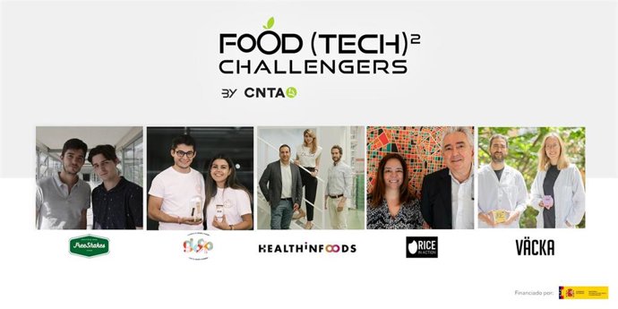 Las cinco startups seleccionadas para la segunda edición del programa Food(Tech) Challengers.