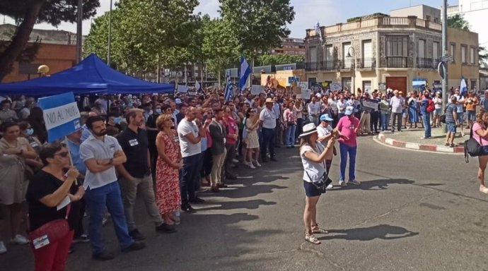 Manifestación por el soterramiento del AVE en Talavera