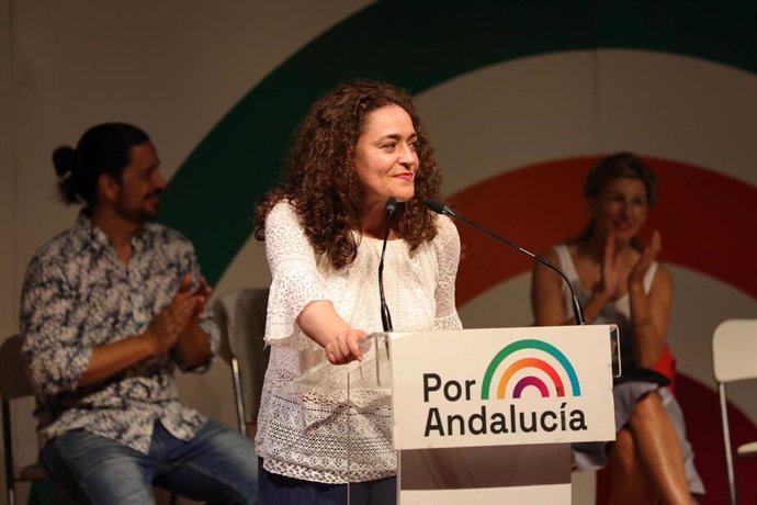 La candidata de Por Andalucía a la Presidencia de la Junta, Inma Nieto.